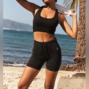 FP Movement by Free People Go To Rib Shorts, Washed Black, Women’s XS/S, NWOT